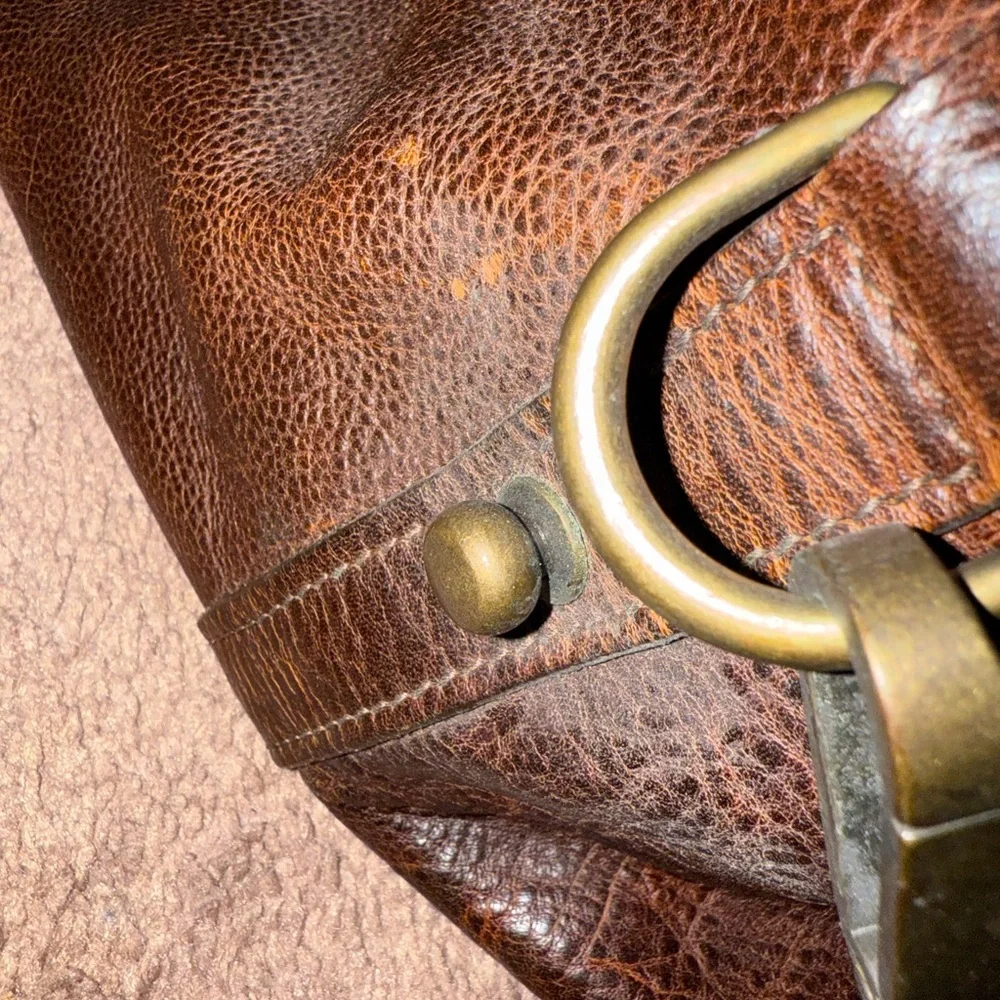 MOORE & GILES BENEDICT WEEKEND BAG IN‎ AMERICAN BISON 23x11x11”